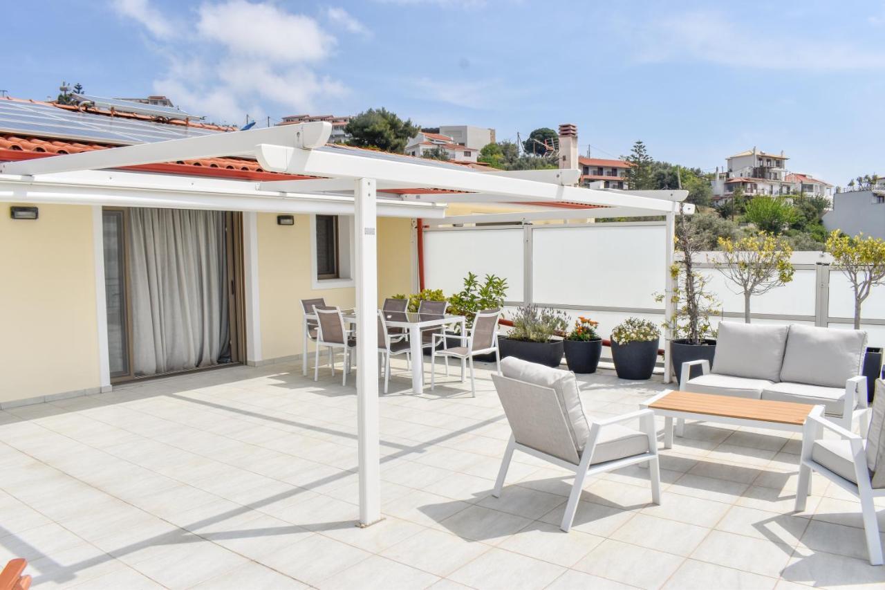 Zoe'S Flat Megali Ammos Lägenhet Skiathos stad Exteriör bild