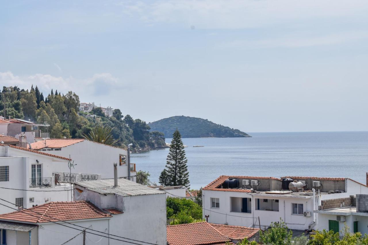 Zoe'S Flat Megali Ammos Lägenhet Skiathos stad Exteriör bild