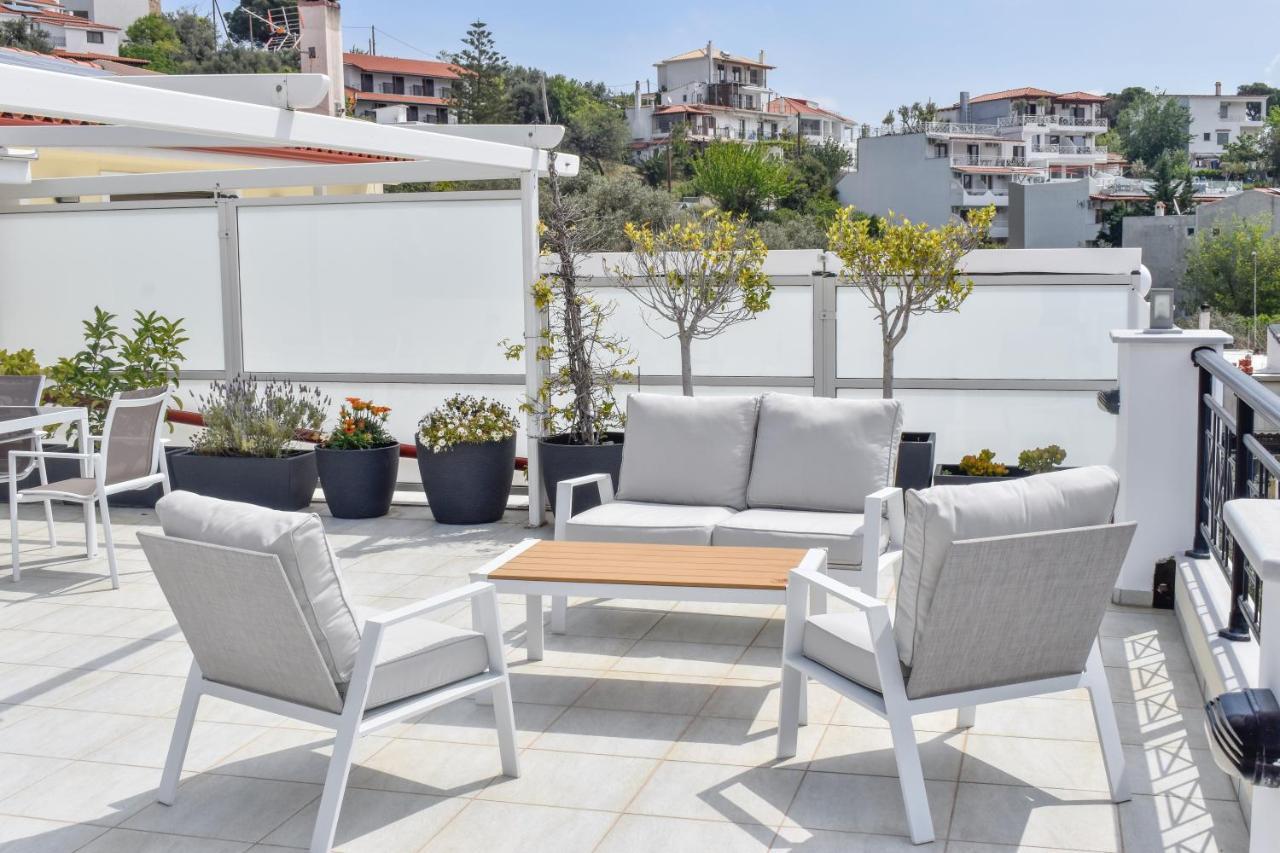 Zoe'S Flat Megali Ammos Lägenhet Skiathos stad Exteriör bild
